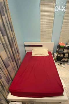 single bed with orthopaedic mattress 0