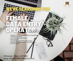 Female Data Entry Operator