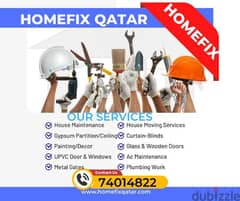 home fix Qatar, Painting/Décor, Glass & Wooden Doors, 0