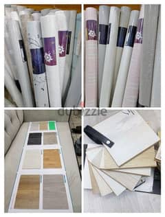 wallpaper and parquet shop / We selling new wallpaper and parquet