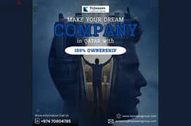 START YOUR DREAM COMPANY IN QATAR WITH 100% OWNERSHIP
