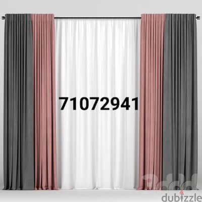 We Make All kinds of New Curtains " Roller " Blackout with fitting