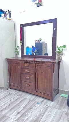 dressing table with  mirror