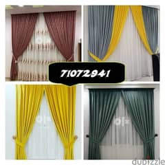 we make new curtains,blackout,Roller with fitting work