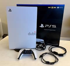 Sony PS5 Digital Edition Console - White 0