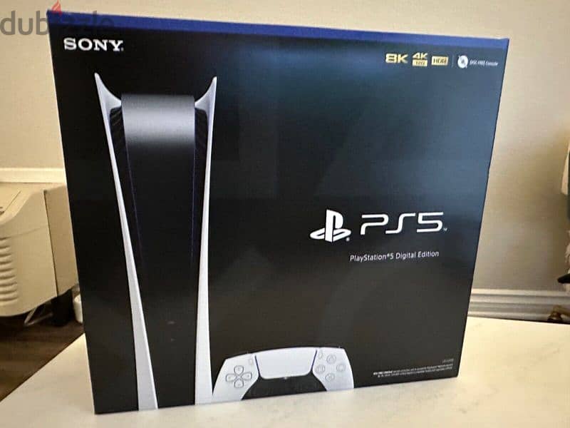 Sony PS5 Digital Edition Console - White 1