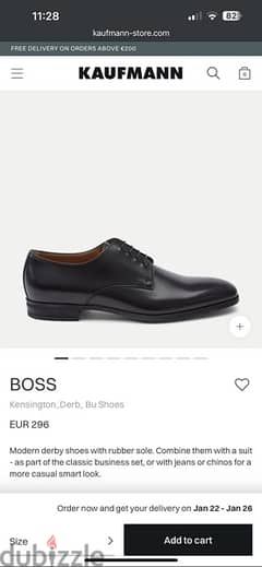 Hugo boss formal shoe