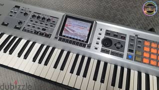Roland Fantom X 6 61-Key Synthesizer Music Workstation w/ Power Cable 0