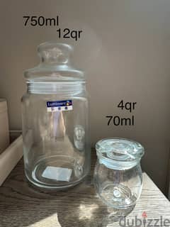 Glass Jar with airtight lid