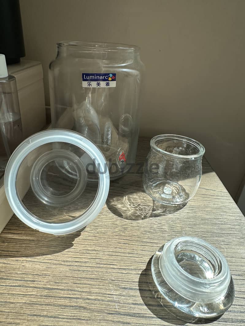 Glass Jar with airtight lid 2