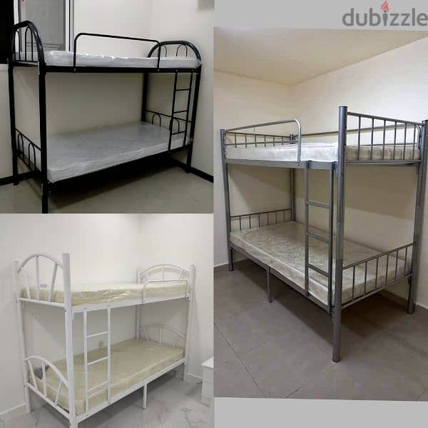 New Single Bed and Double Bed , Bunk Bed , Mattress, Cabinet ,Cupboard 1