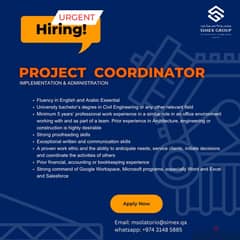 Project Coordinator (Civil) 0