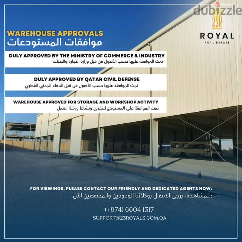 MASSIVE WAREHOUSE + OFFICE + EMPLOYEE ACCOMMODATION FOR RENT 4