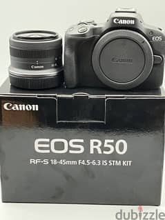 Canon - E O S R 50 4K Mirrorless 2 Lens Kit RF-S 18-45mm