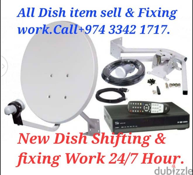 All Types Satellite Dish Tv Installation Arabic & Aritel dish fixing. 1