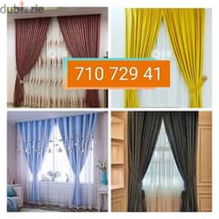 we making new curtains blackout also fitting available and repair work