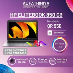 HP ELITEBOOK 850-G3 Intel™CORE®i7-6600U @2.80GHz 0