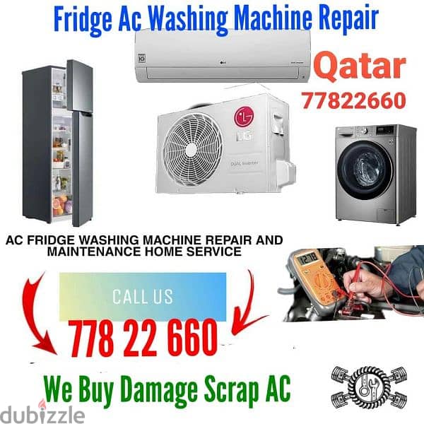 Ac Fridge  washing machine  repair 77822660 0