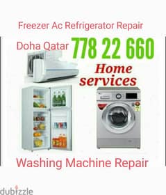 Washing machine ac Fridge  repair 77822660 0