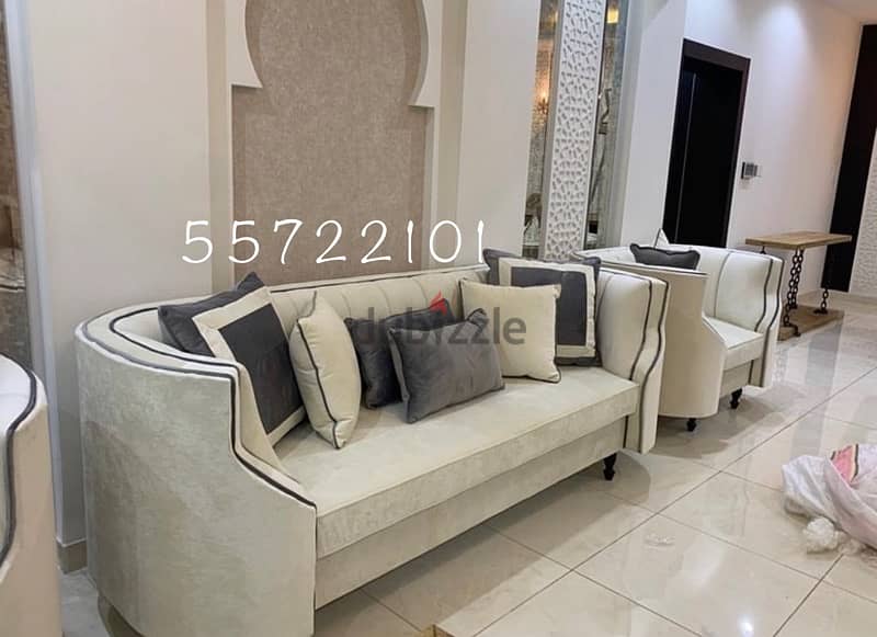 Make New designs Arabic majlis , Sofa set and repair. 6