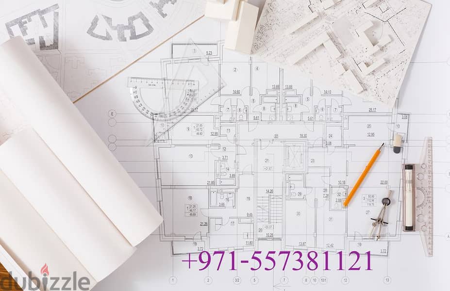 Mep& Architectural Drawings Maker Available With UaeExpmale Indian Fro 2