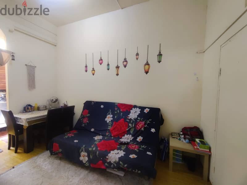 Fully furnished spacious 1 Bhk with 2 halls. Available from May 3