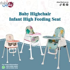 2-in-1 Baby Highchair Infant High Feeding Seat : Yaqeen Trading 0
