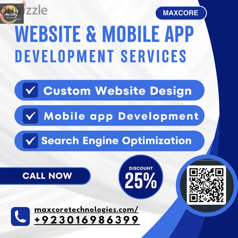 Mobile App Development, Website Development, SEO 1