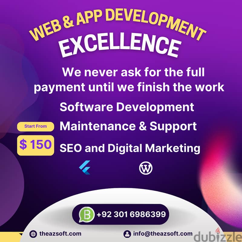 Mobile App Development, Website Development, SEO 2