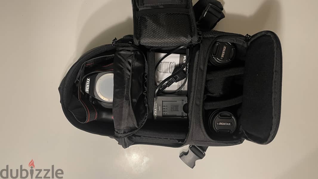 Pentax K-50 Camera + Carrier Bag + 2 Lenses for Sale 1