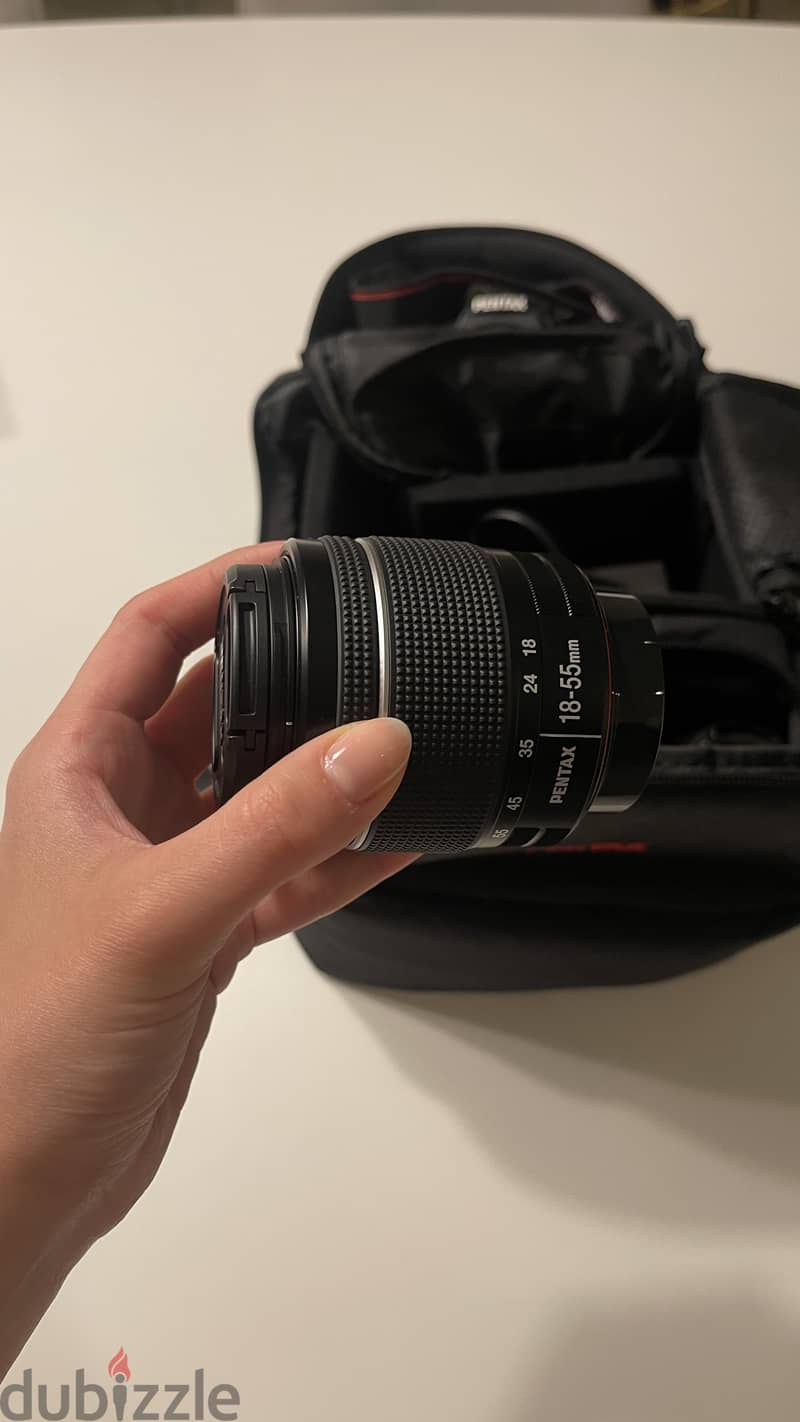 Pentax K-50 Camera + Carrier Bag + 2 Lenses for Sale 3
