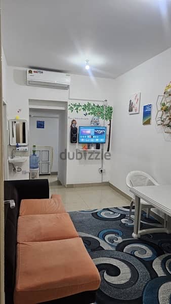 furnished one bhk for rent in new salatha near Al arabi stadium 3
