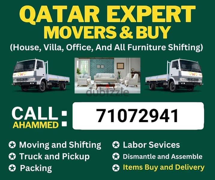 Moving :- Shifting :- Carpentry :- Relocation Services Anywhere Qatar 0