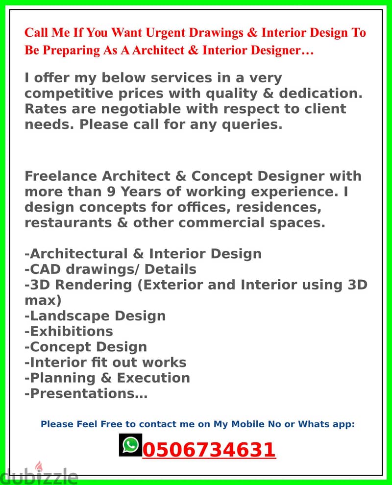 3d Visualizer Available Freelance Offices,Villas,Restaurants Or Shops 13