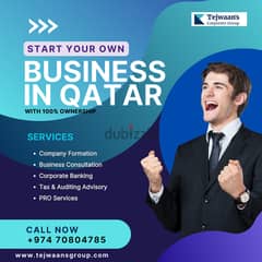 START YOUR OWN BUSINESS IN QATAR WITH 100% OWNERSHIP 0