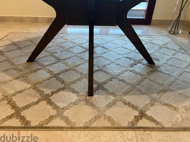 Dining table & Chairs, TV Bench, Console, carpet, pet bed, lamp 17