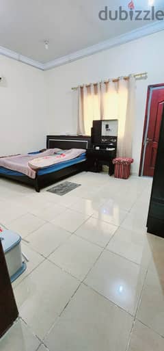 Furnished studio for rent in wukair for short term