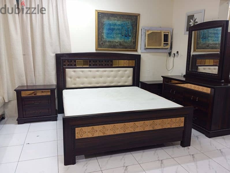 Good condition luxurious King size bed room set available for sell 1