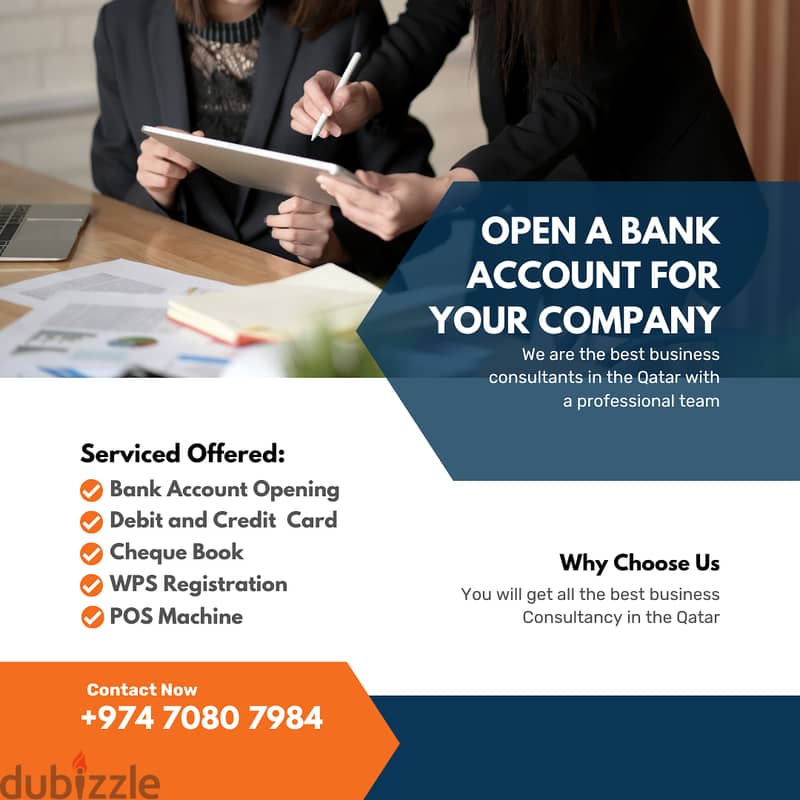 Open your company's bank account in Qatar 1