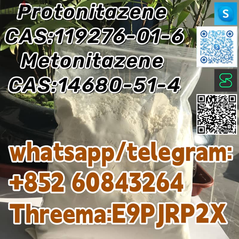 Protonitazene CAS:119276-01-6 Metonitazene CAS:14680-51-4 whatsapp/tel 1