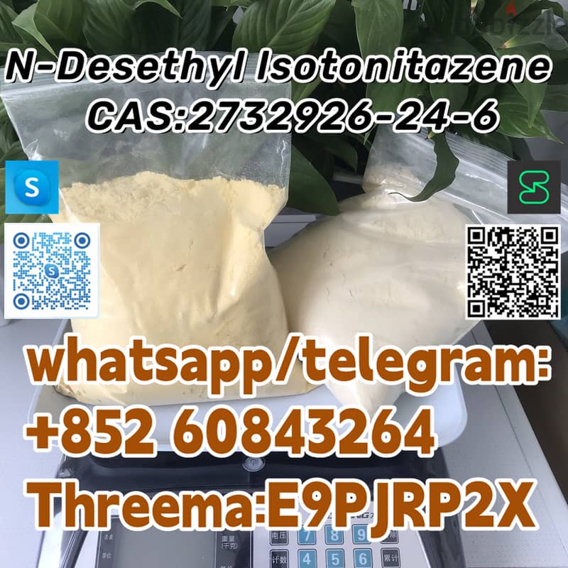 +852 60843264N-Desethyl lsotonitazene   CAS:2732926-24-6 2