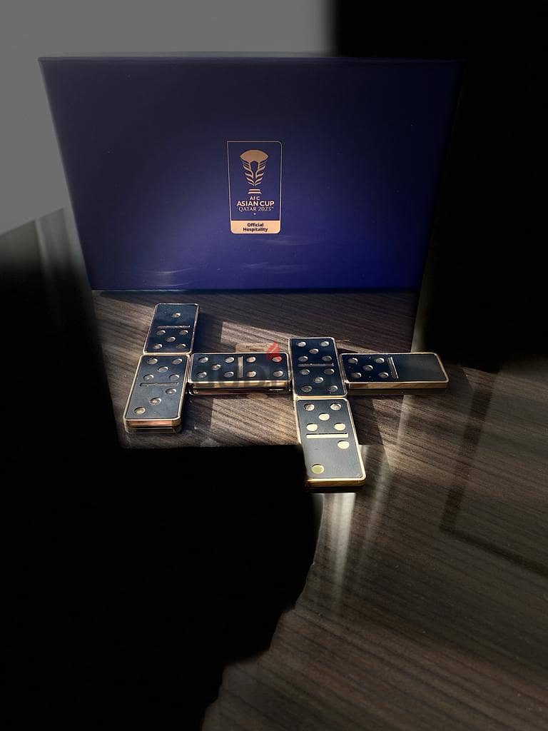 Amazing set of Dominos with engraved Asian Cup Logo 4