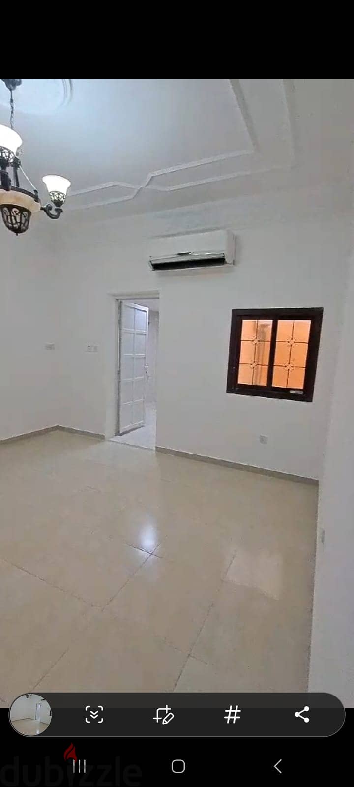 For rent flat (Ground floor apartment) in compound in Al Nasr 3bhk 3