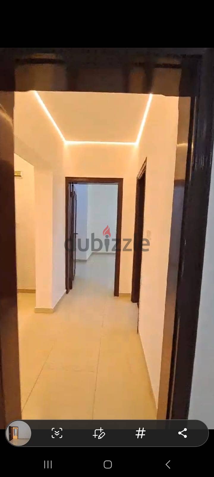 For rent flat (Ground floor apartment) in compound in Al Nasr 3bhk 17