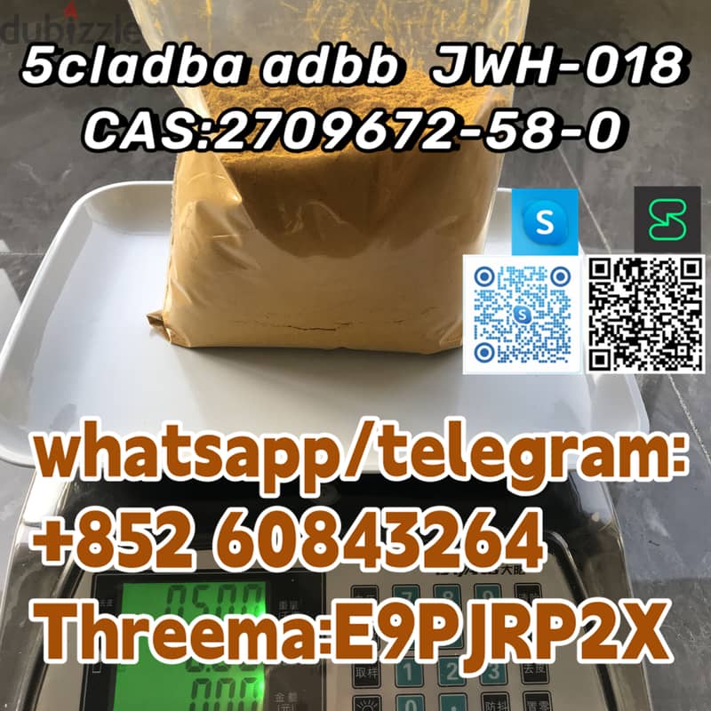 5cladba adbb  JWH-018 CAS:2709672-58-0  whatsapp/telegram:+852 6084326 2