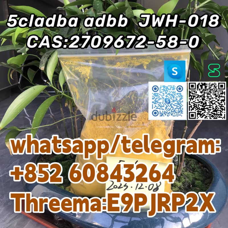 5cladba adbb  JWH-018 CAS:2709672-58-0  whatsapp/telegram:+852 6084326 8
