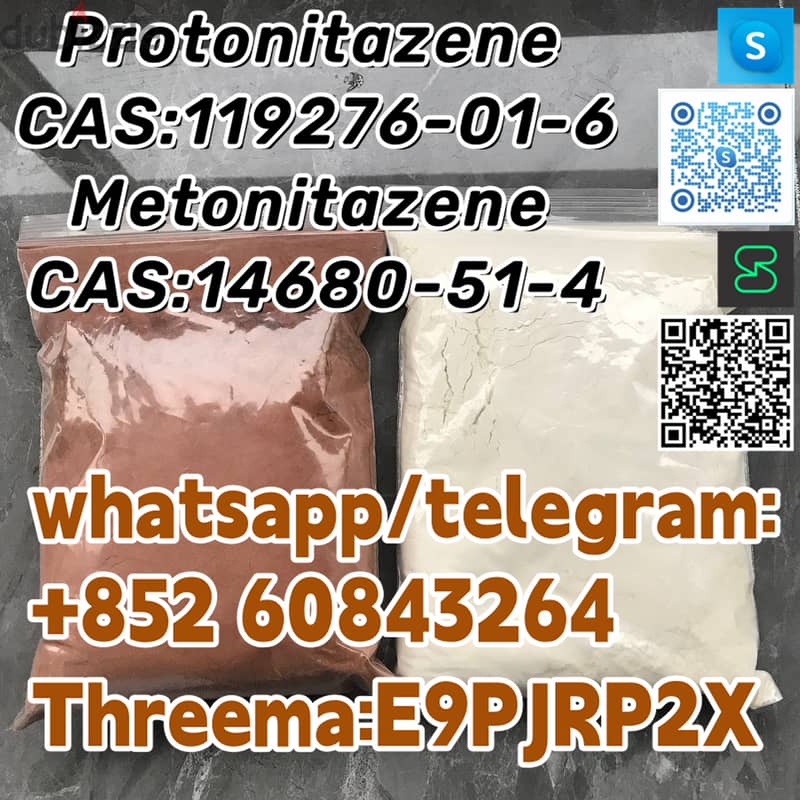 Protonitazene CAS:119276-01-6 Metonitazene CAS:14680-51-4 whatsapp/tel 0