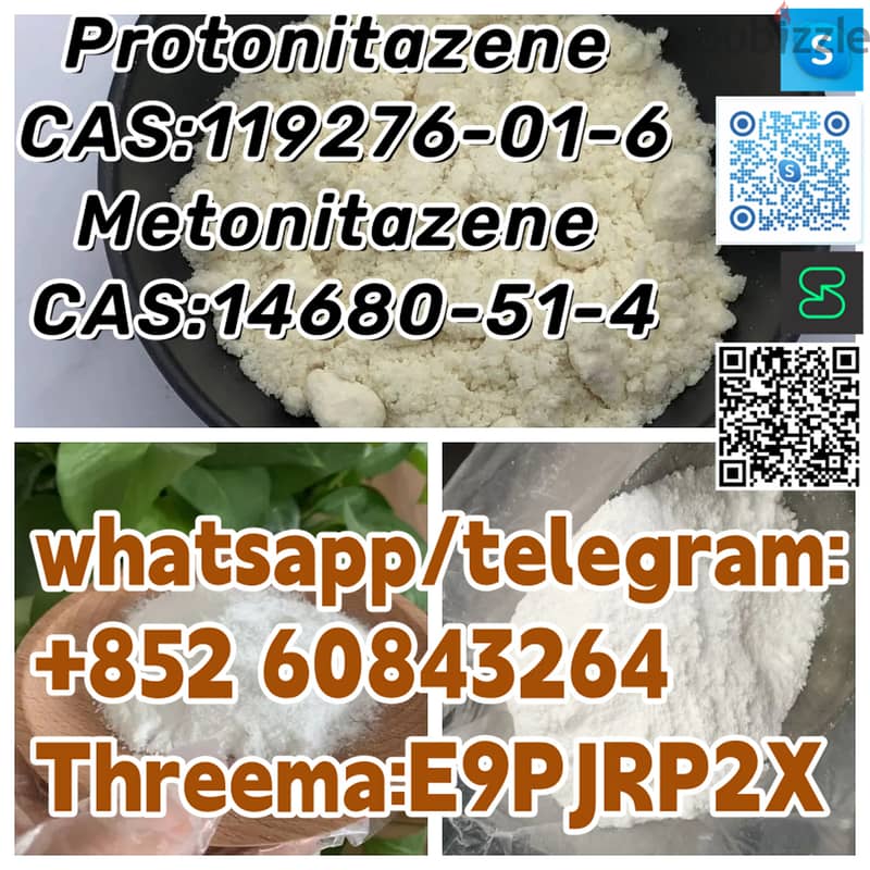 Protonitazene CAS:119276-01-6 Metonitazene CAS:14680-51-4 whatsapp/tel 9
