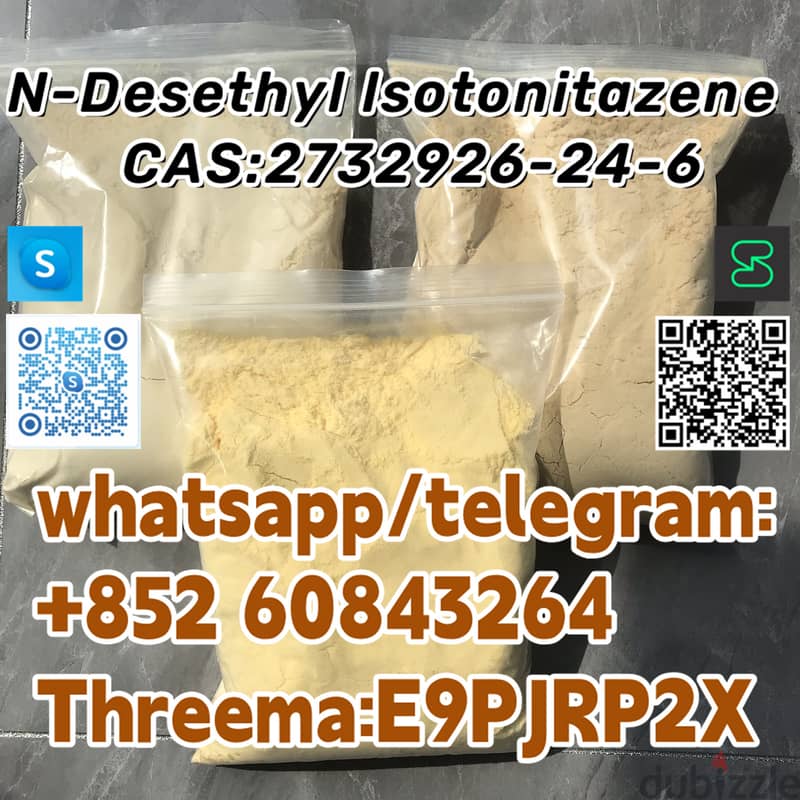 +852 60843264N-Desethyl lsotonitazene   CAS:2732926-24-6 whatsapp/tele 4