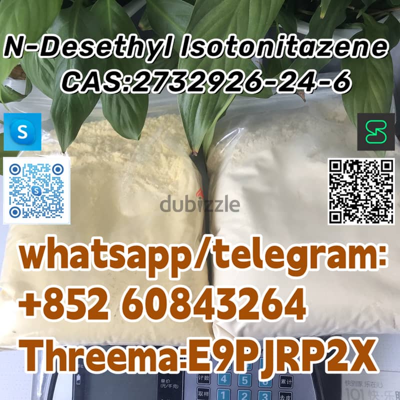 +852 60843264N-Desethyl lsotonitazene   CAS:2732926-24-6 whatsapp/tele 8